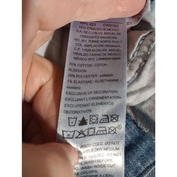 Levi's Jeans Ladies 18 Mid Rise Skinny - Picture 6 of 8